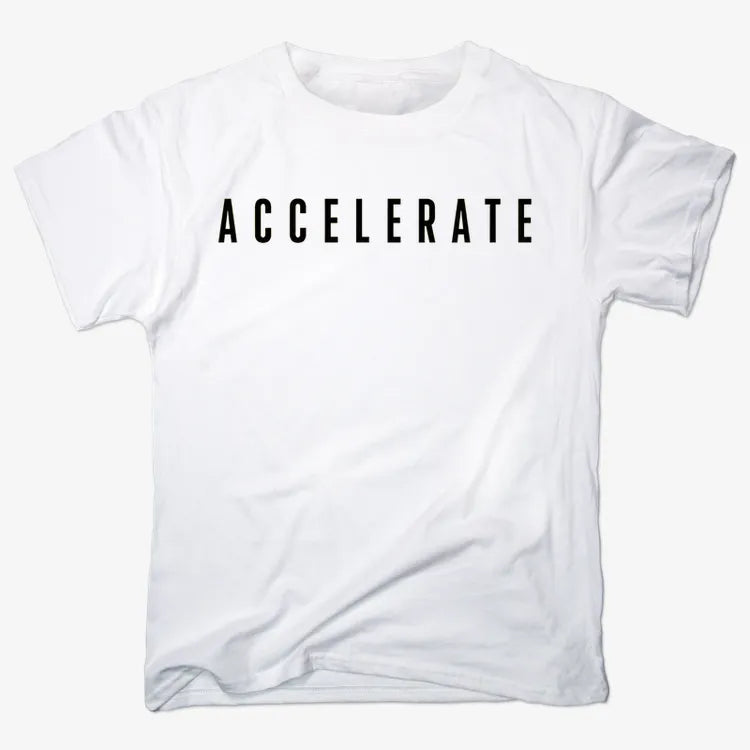 ACCELERATE-Men's T-Shirt-White
