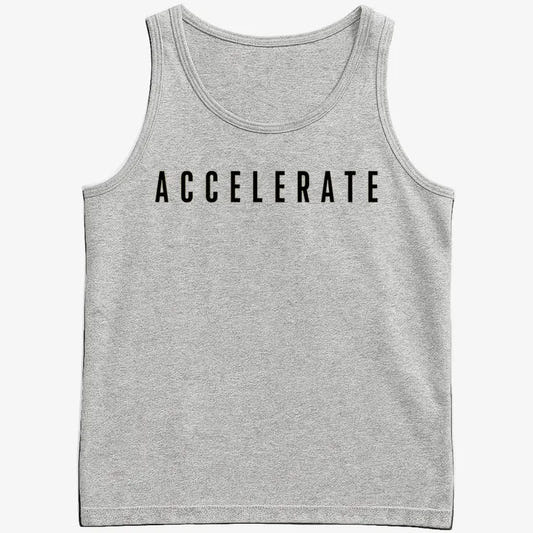 ACCELERATE-Men's Tank Top-Gray Heather