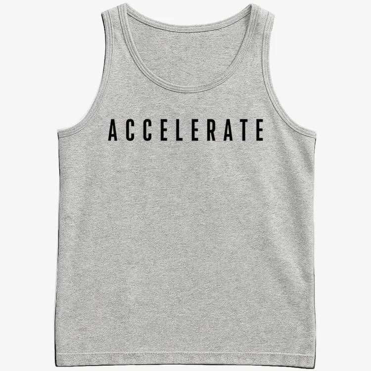 ACCELERATE-Men's Tank Top-Gray Heather