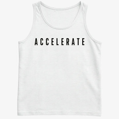 ACCELERATE-Men's Tank Top-White
