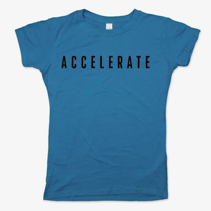 ACCELERATE-Women's T-Shirt-Sky Blue