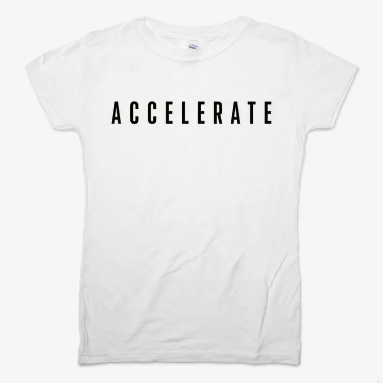 ACCELERATE-Women's T-Shirt-Snow