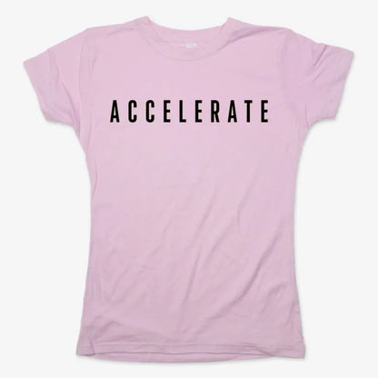 ACCELERATE-Women's T-Shirt-Soft Pink