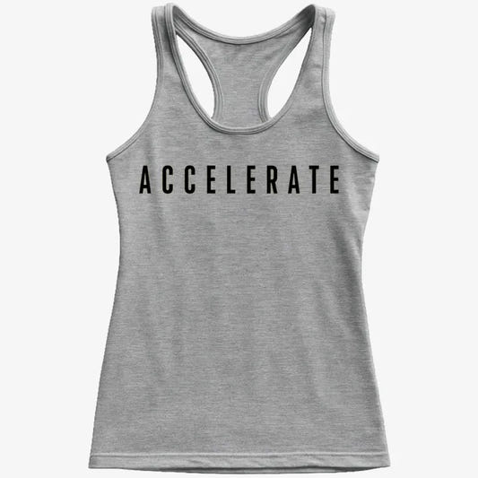 ACCELERATE-Women's Tank Top-Gray Granite