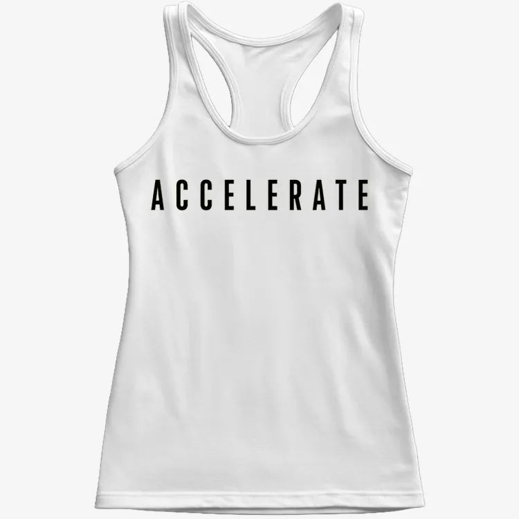 ACCELERATE-Women's Tank Top-Snow