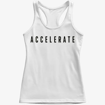 ACCELERATE-Women's Tank Top-Snow