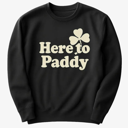 Here to Paddy St. Patrick's Day Shamrock Pun