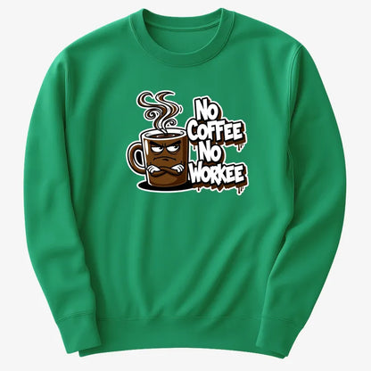 No Coffee No Workee Humor Tee