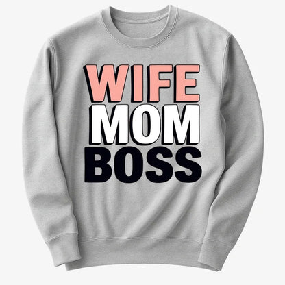 Wife Mom Boss Empowerment Tee