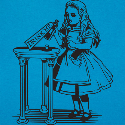 Alice Drink Me Bottle Wonderland Illustration