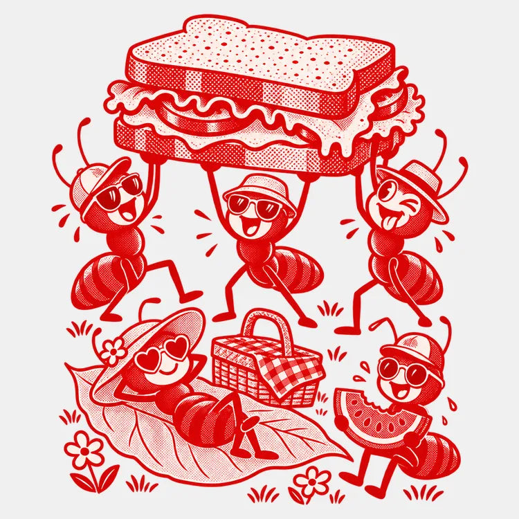 Ants Picnic with Sandwich and Basket-Default-Thumbnail
