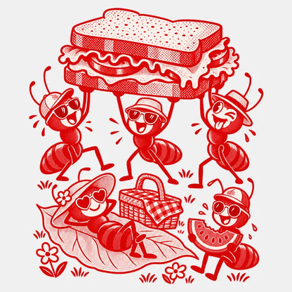 Ants Picnic with Sandwich and Basket-Default-Thumbnail