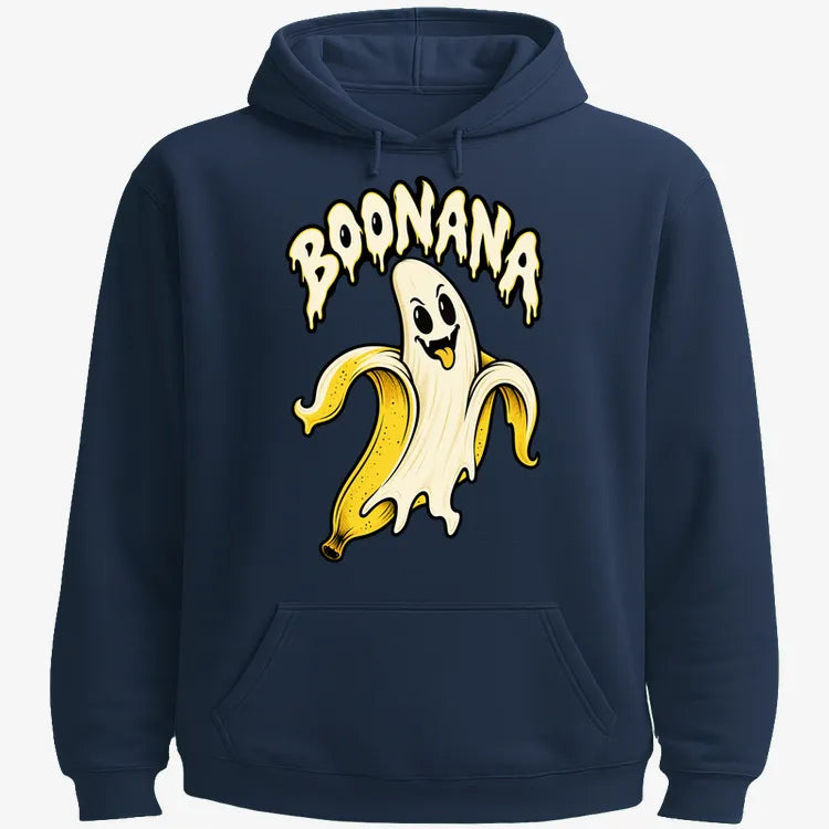 BOONANA-Hoodie-Navy Blue