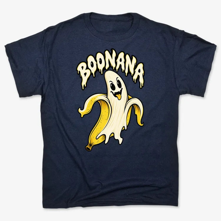 BOONANA-Unisex Heavyweight T-Shirt-Navy Blue