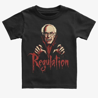 Bernie Sanders Regulation Dracula-Kids T-Shirt-Black