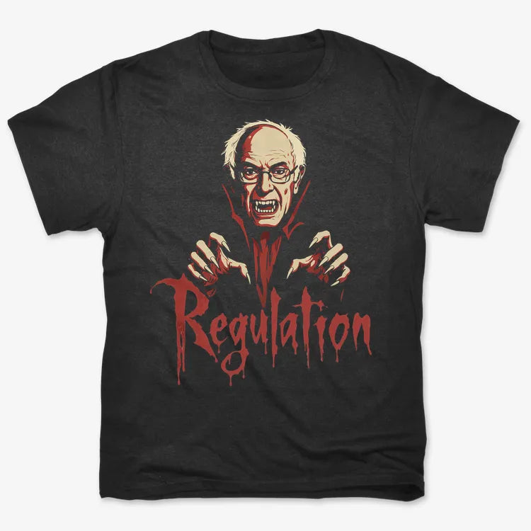 Bernie Sanders Regulation Dracula-Men's T-Shirt-Black
