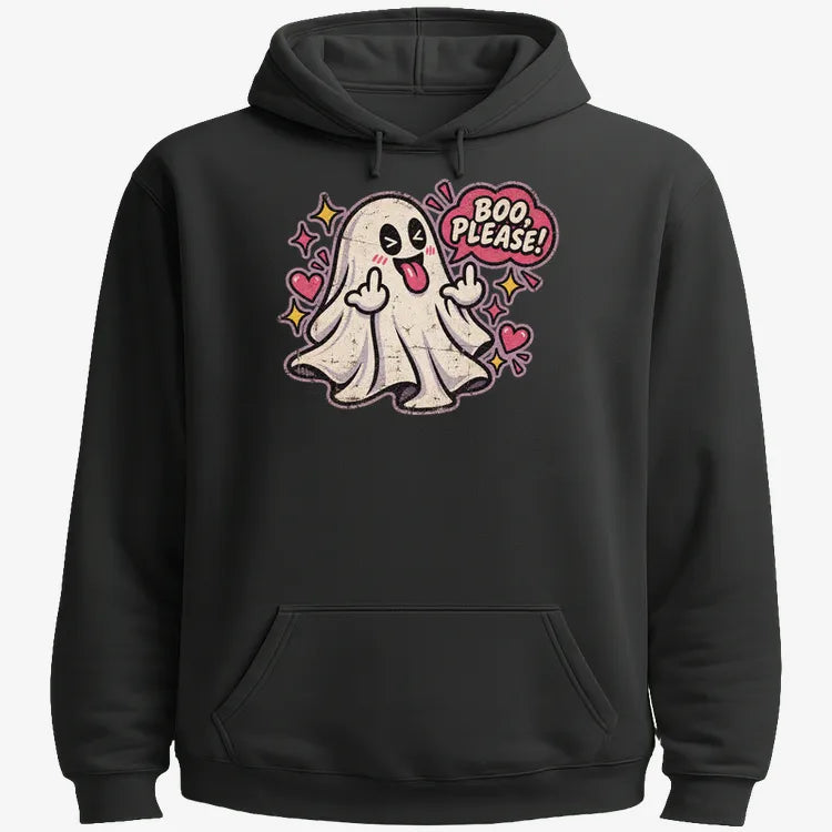 Boo Please!-Hoodie-Black