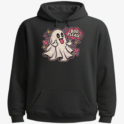 Boo Please!-Hoodie-Black