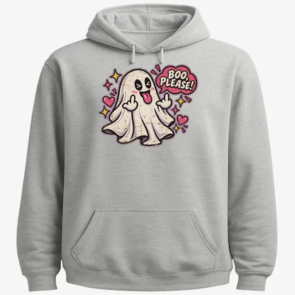 Boo Please!-Hoodie-Gray Heather