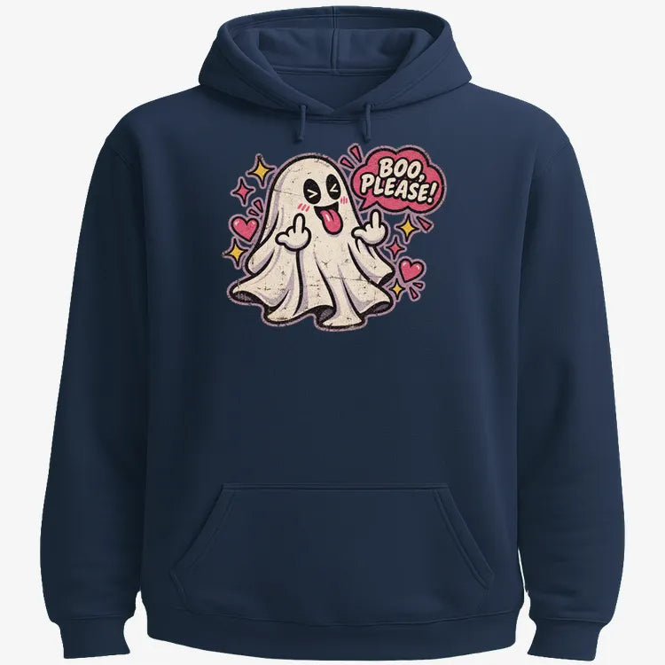 Boo Please!-Hoodie-Navy Blue