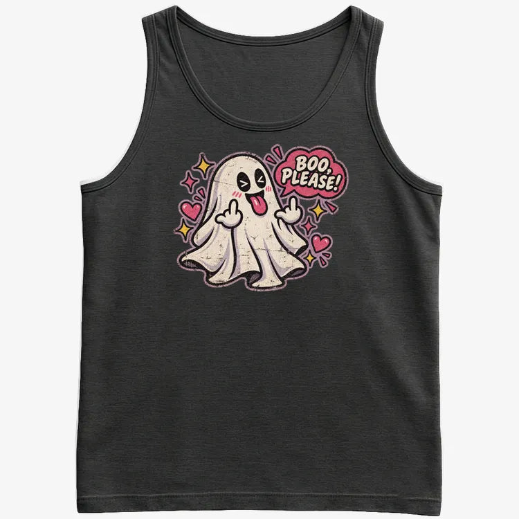 Boo Please!-Men's Tank Top-Black