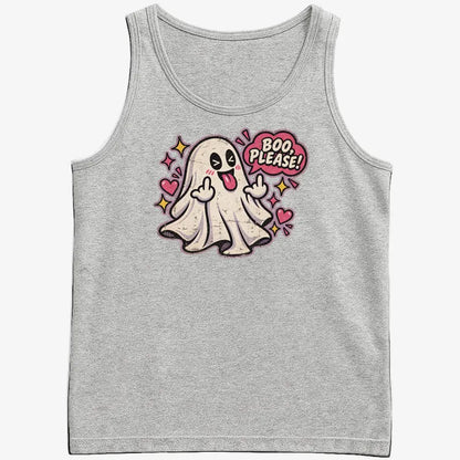 Boo Please!-Men's Tank Top-Gray Heather
