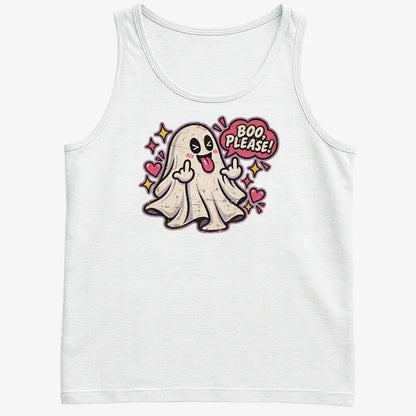 Boo Please!-Men's Tank Top-White