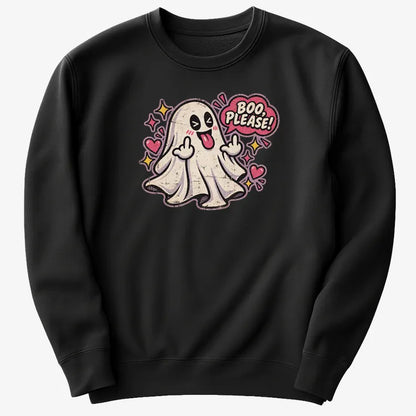 Boo Please!-Sweatshirt-Black