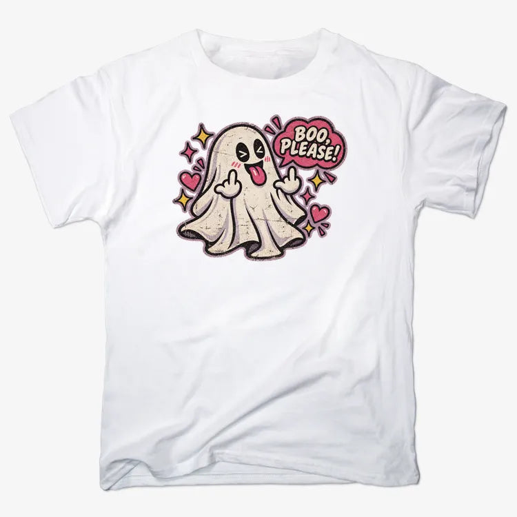 Boo Please!-Unisex Heavyweight T-Shirt-White