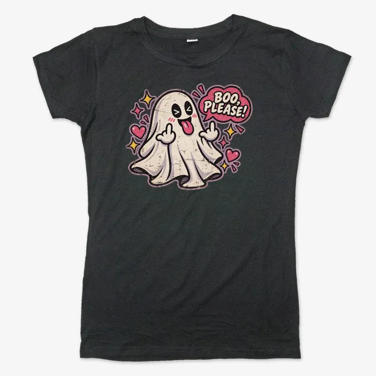 Boo Please!-Women's T-Shirt-Midnight