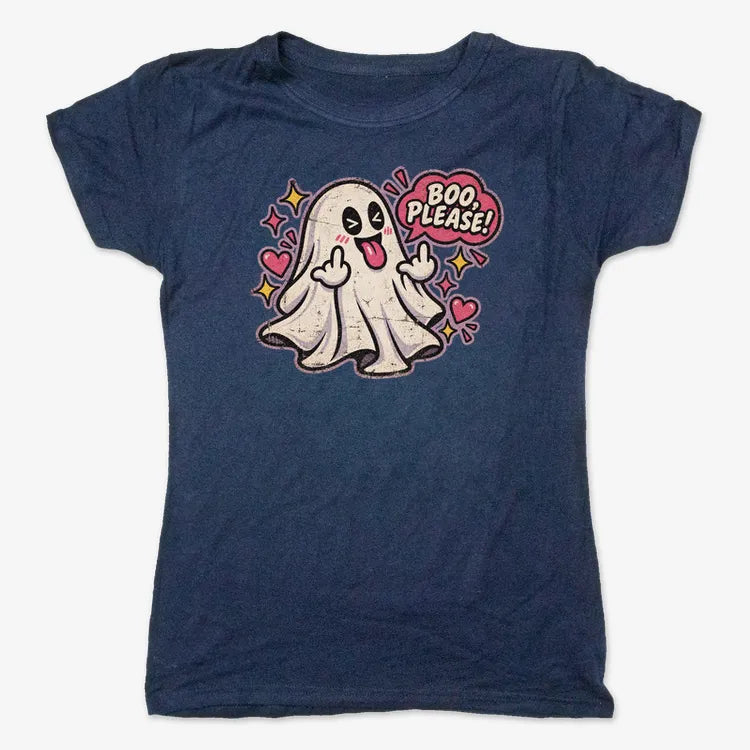 Boo Please!-Women's T-Shirt-True Navy