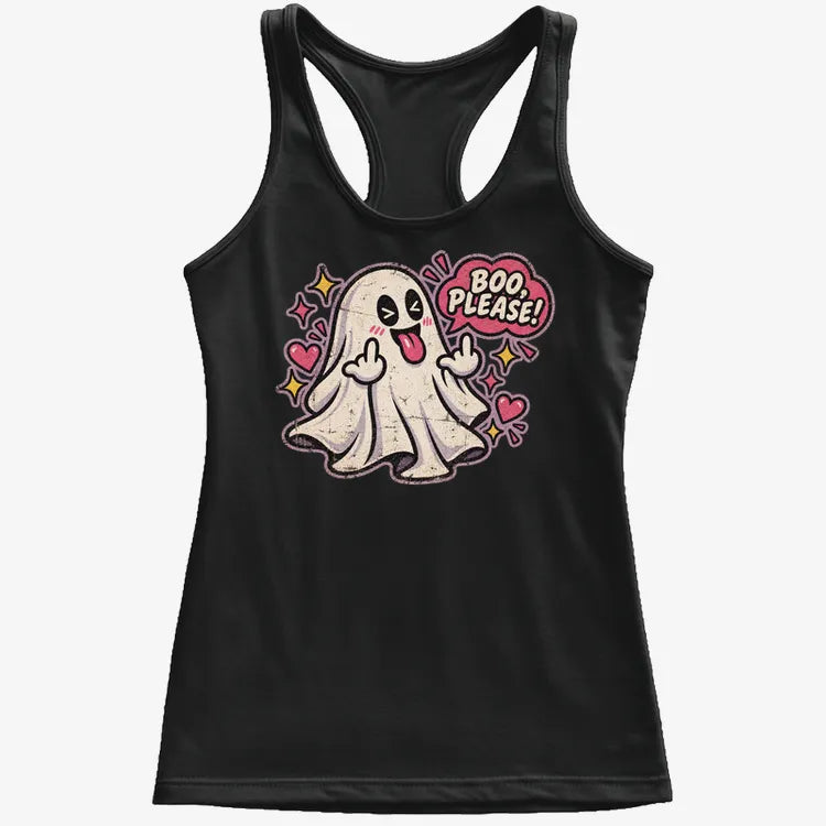 Boo Please!-Women's Tank Top-Midnight
