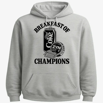 Breakfast of Champs-Hoodie-Gray Heather