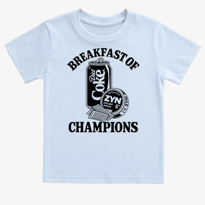 Breakfast of Champs-Kids T-Shirt-Blue