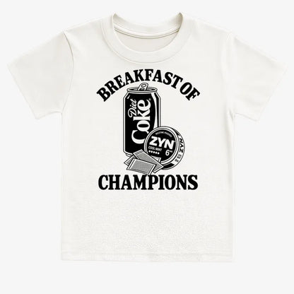 Breakfast of Champs-Kids T-Shirt-White