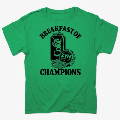 Breakfast of Champs-Men's T-Shirt-Kelly Green Heather