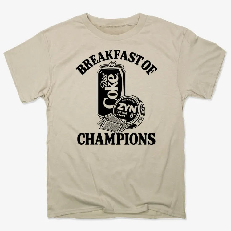 Breakfast of Champs-Men's T-Shirt-Sand