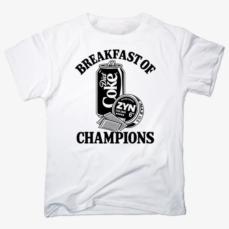 Breakfast of Champs-Men's T-Shirt-White