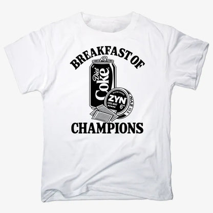 Breakfast of Champs-Men's T-Shirt-White