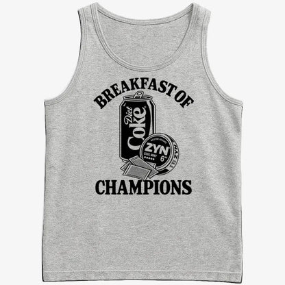 Breakfast of Champs-Men's Tank Top-Gray Heather