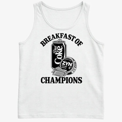 Breakfast of Champs-Men's Tank Top-White