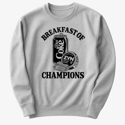 Breakfast of Champs-Sweater-Gray Heather