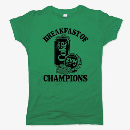 Breakfast of Champs-Women's T-Shirt-Lucky Green