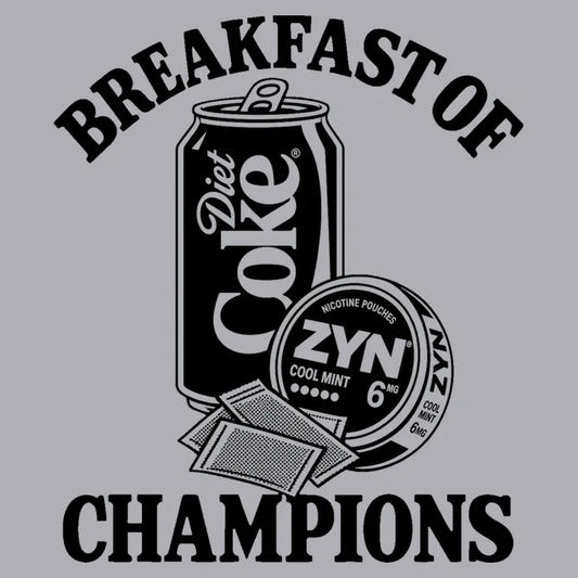 Breakfast of Champs graphic tee design