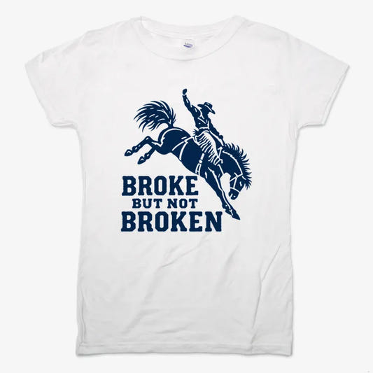 Broke but Not Broken-Women's T-Shirt-Snow