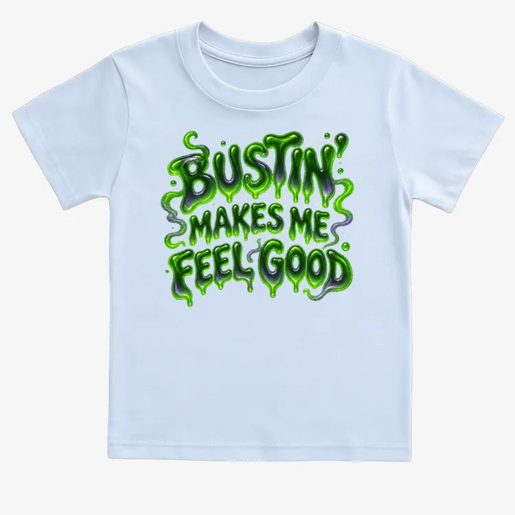 Bustin' Makes Me Feel Good-Kids T-Shirt-Blue