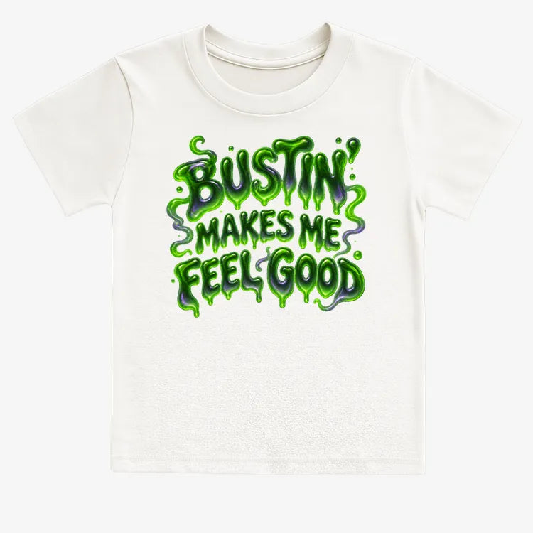 Bustin' Makes Me Feel Good-Kids T-Shirt-White