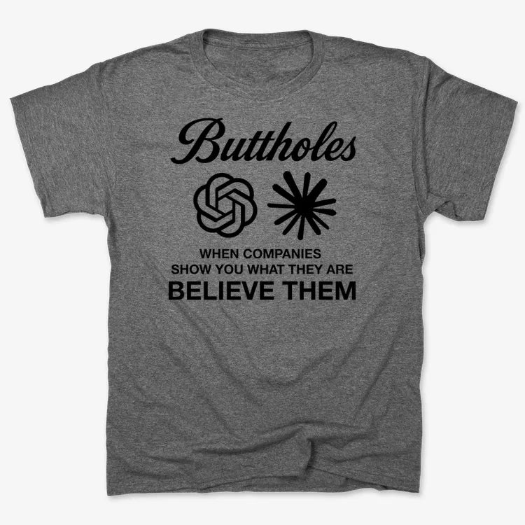 Buttholes: Believe them-Men's T-Shirt-Charcoal Heather