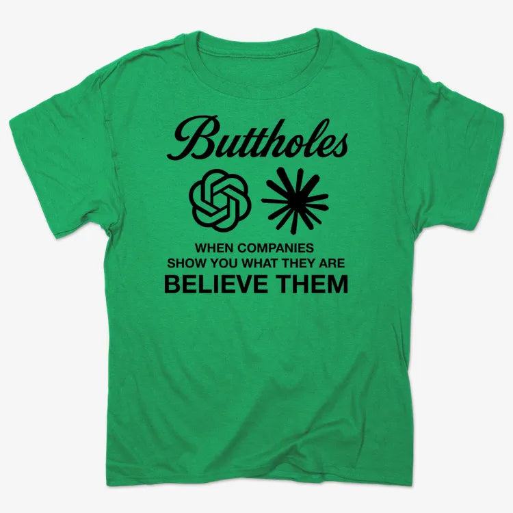 Buttholes: Believe them-Men's T-Shirt-Kelly Green Heather