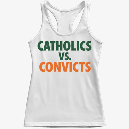 CATHOLICS vs. CONVICTS-Women's Tank Top-Snow